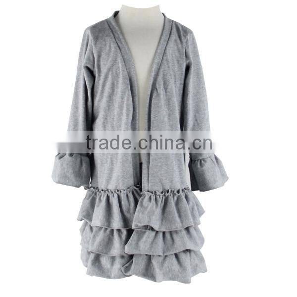 Children's boutique clothing ruffle t shirt custom deisgn cute comfort colors t-shirts