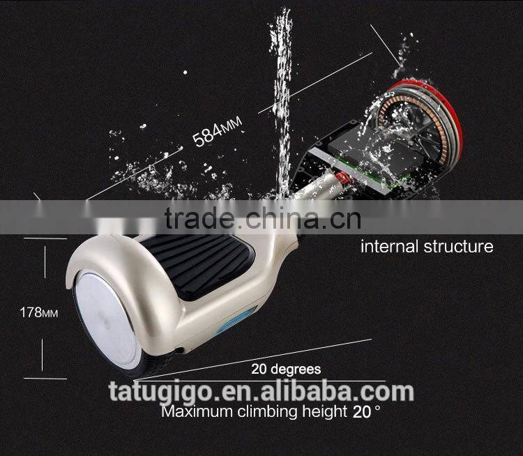 High quality China Shenzhen 6.5 inch bluetooth cheap haver board with remote