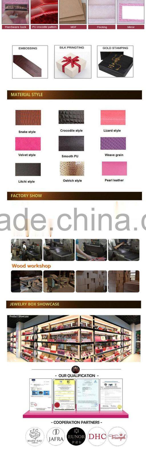 China manufacturer cheap price jewelry tray display stackable velvet