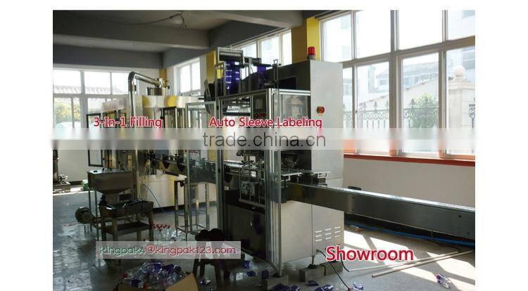 3-IN-1 Pure Water And Mineral Water And Carbonated Drink Filling Machine