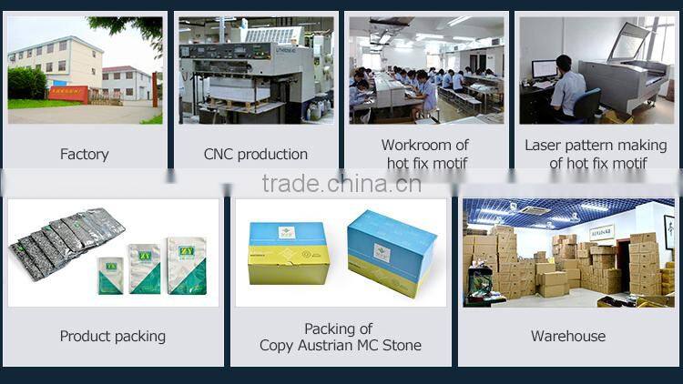 Top Class Lead Free Epxoy Fashion Heat Transfers Strass Motif