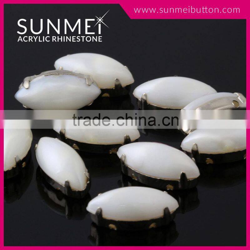 Marquise Shaped Rhinestone Trims for Shoes