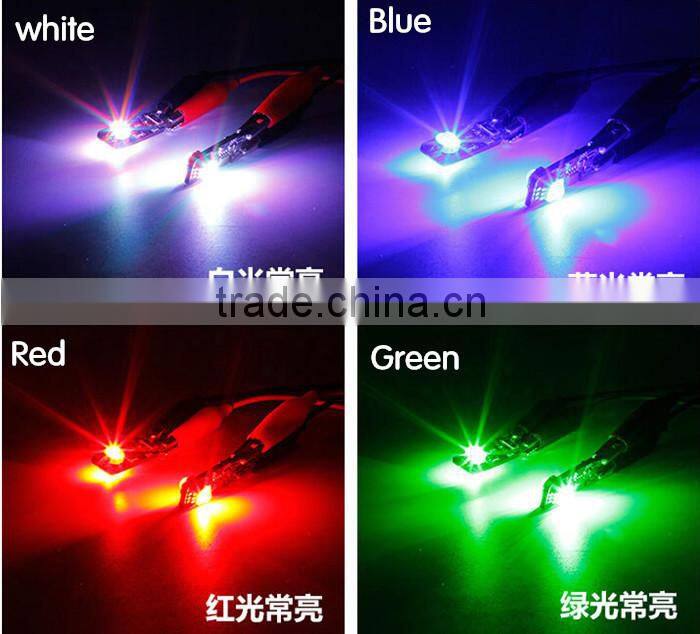Multi-Color Strobe Lights T10 LED flash RGB Interior Lights Dashboard Lamps