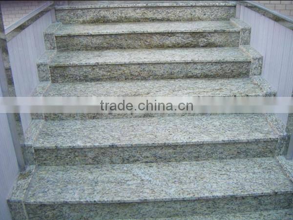 Chinese Natural Polished White Granite Stair