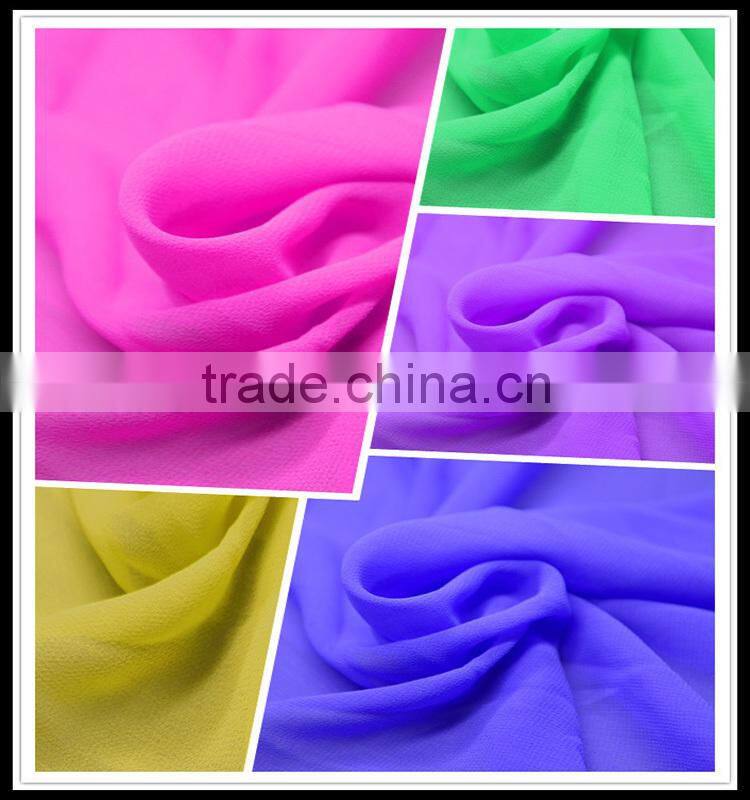 China supplier digital printed polyester chiffon fabric for women dress