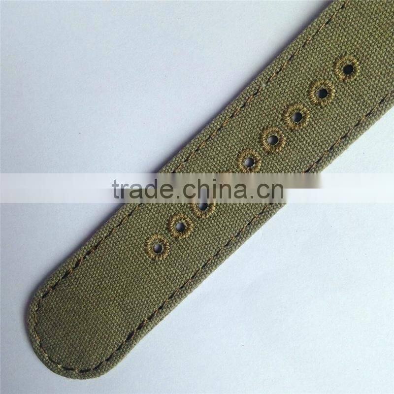 Canvas Material Fashion Wrist Watch Band
