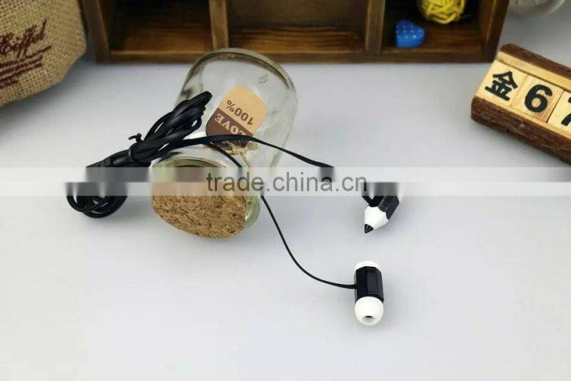 cute earphone like pencil