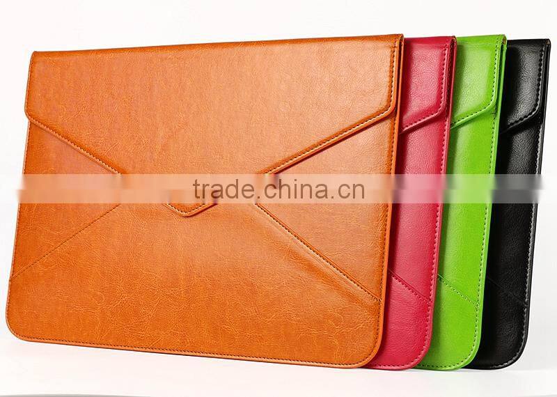 Fashion design leather sleeve for Macbook air/Pro