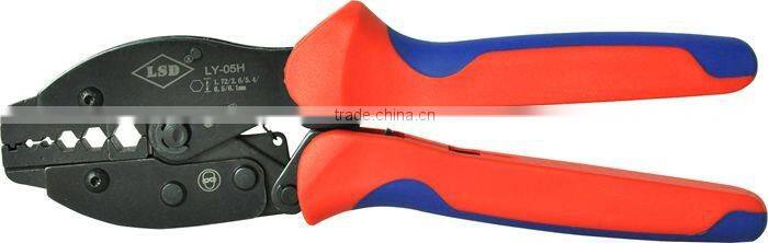 combination tool kits LY-05H-5A2 with one CRIMPING TOOL ,Wire cutters,Wire strippers and crimping dies hand tool set