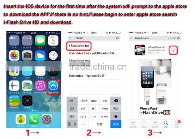 Original micro Duo OTG USB2.0 Swivel High Speed Flash Drive 8GB 16G 32G 64G USB OTG Memory Sticks with Blister Packing