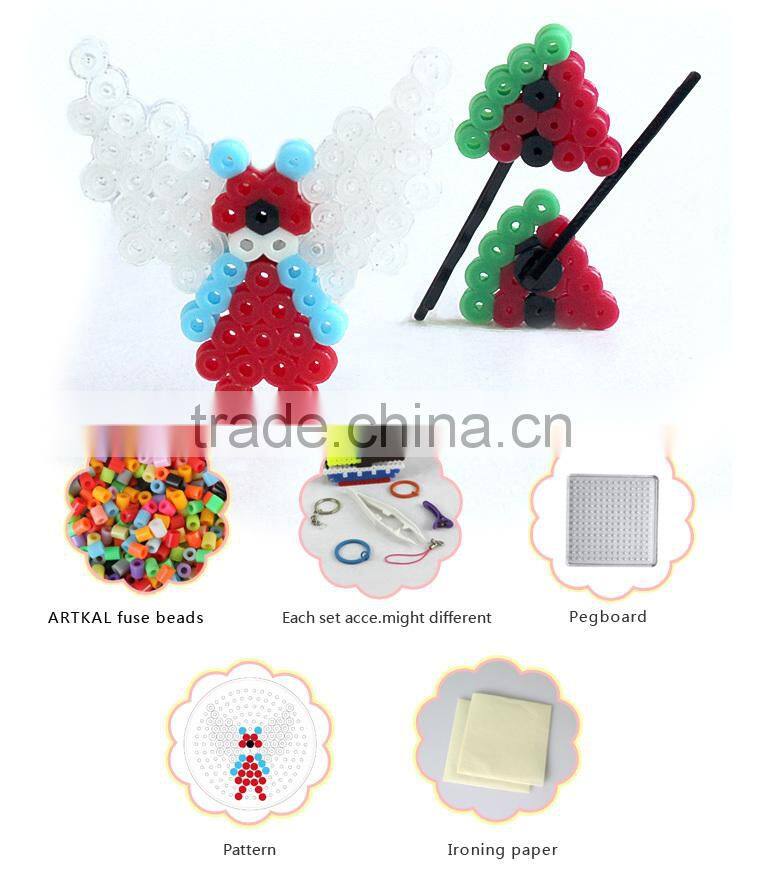 Shenzhen factory hot selling cheap plastic ironing diy kids toys hama beads