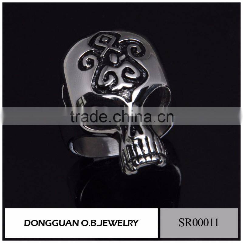Fashionable Jewelry Men's Ring With White Gold Color /Stainless Steel Ring Designs