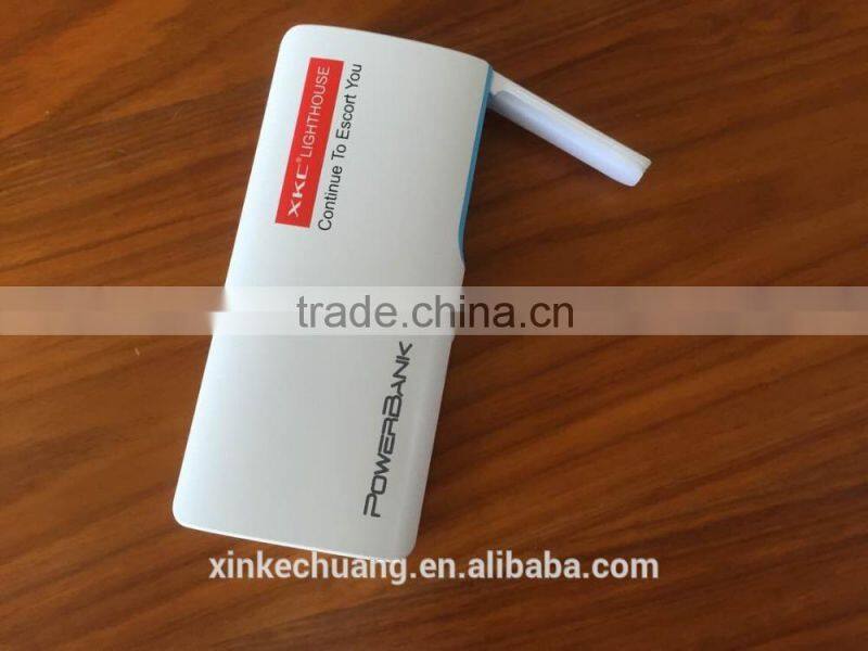 Best Selling Products in America Mobile Power Bank 10000mah with Emergency Camping Flashlight Table Lamp