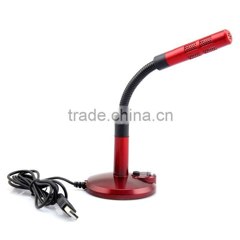 Mini USB Microphone for PC laptop Desktop Studio Microphone
