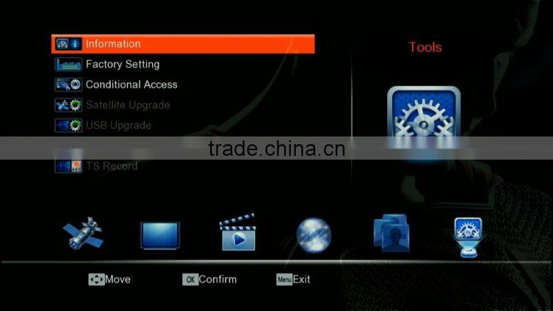 Original tiger t800 full hd satellite receiver DVB-S2/T2 1080P iptv set top box V8 combo with cccam cline porn video