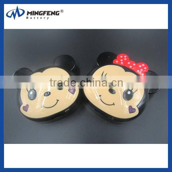Promotional Gifts 2016 Creative Gifts Portable Mini Mickey Mouse Power Bank 5200mah