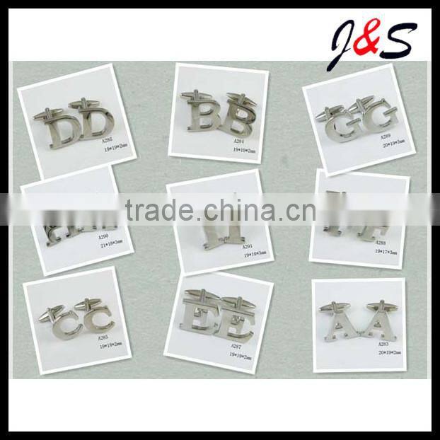 wholesale alphabet cufflinks from A-Z