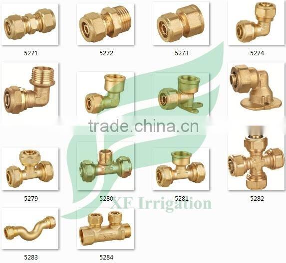 Brass 90 degree Ferrule Male Elbow