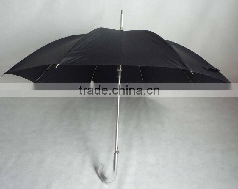 Wholesle black straight rain umbrella for sale