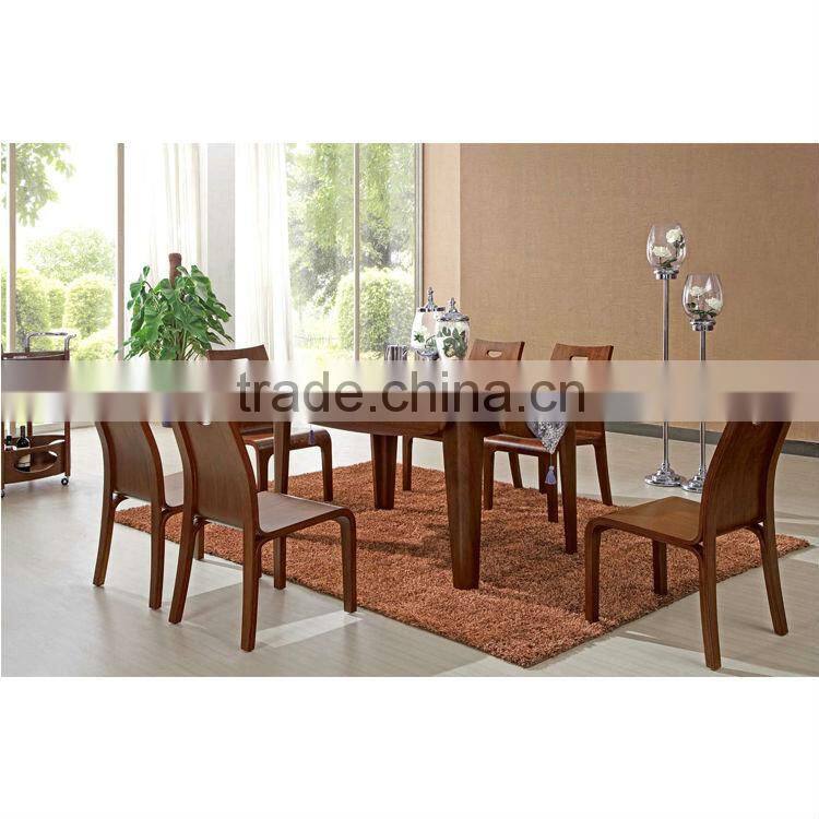 MTZ005 Modern bentwood dining table and chair