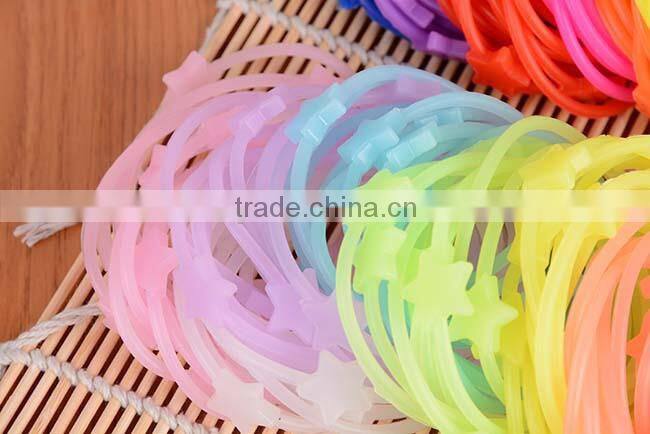 Hot Sale Eco-Friendly Funny Elastic Silicone Bracelet Wristband Cheap price
