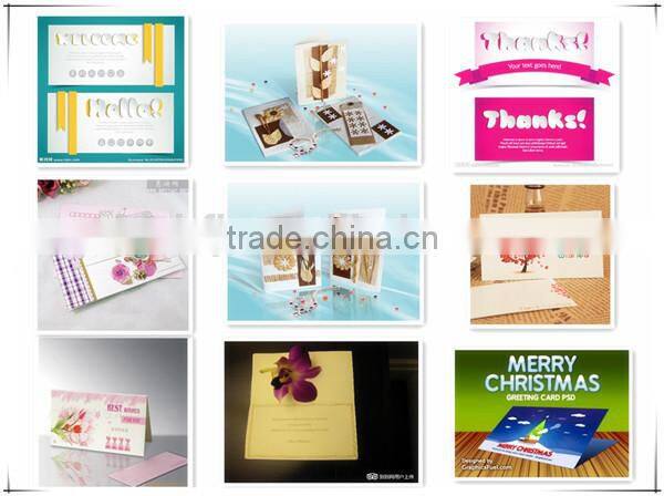 XHFJ OEM christmas greeting birthday card with your logos