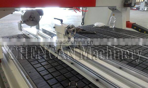 4 Axis ATC CNC Router Lathe with Rotary Attachment