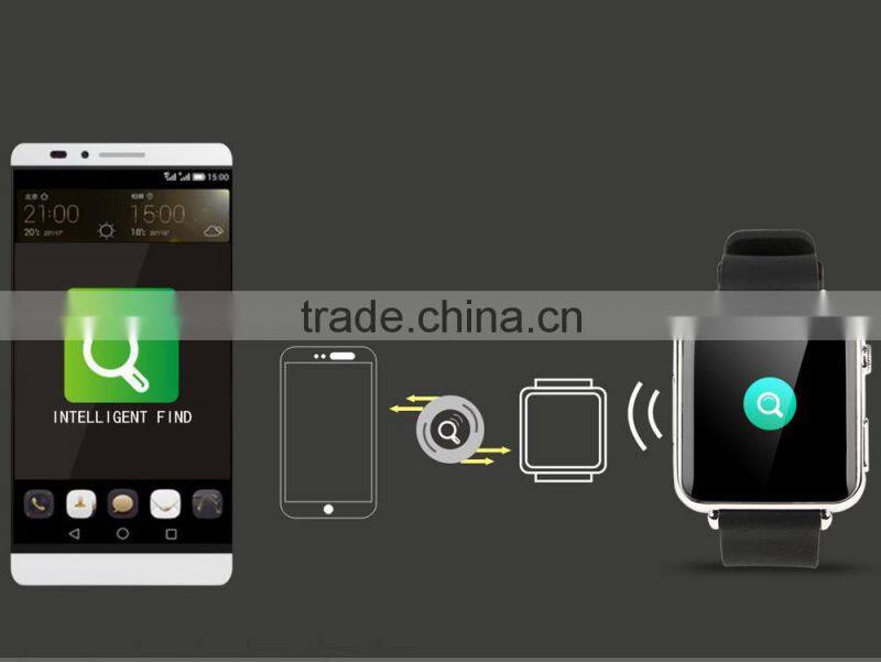 2016 vogue 1.3MP camera hot selling smart watch bluetooth watch phone for IOS Android