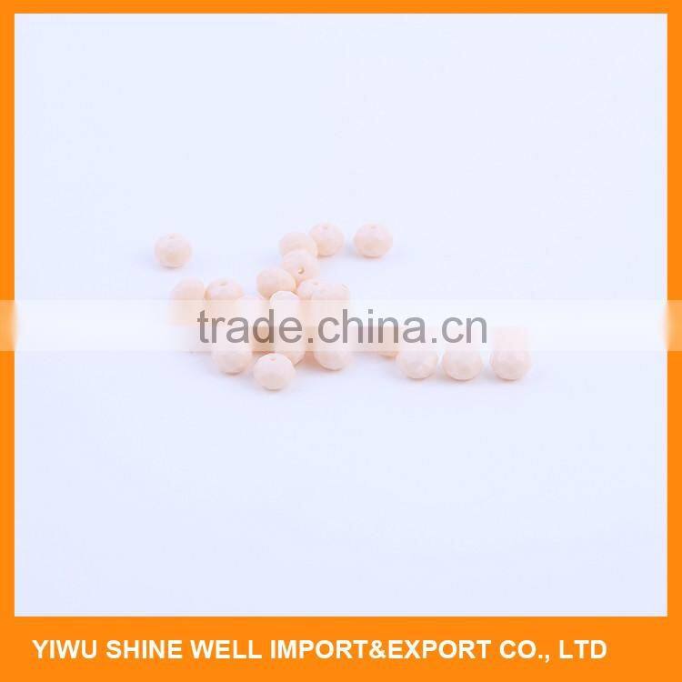 Latest trendy style crystal glass round beads from manufacturer