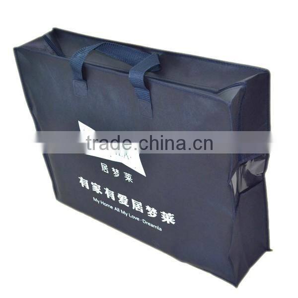 non woven travel storage bedding bag for quilt