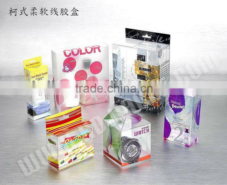 Printed clear blister packing box