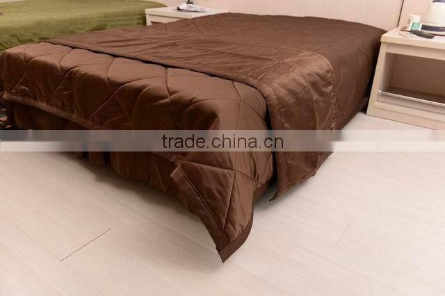 Quilted Hotel Bed Runner,Micro Suede Bed Scarves