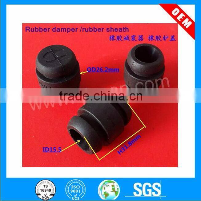 custom made high temperature shock absorber auto rubber bushing
