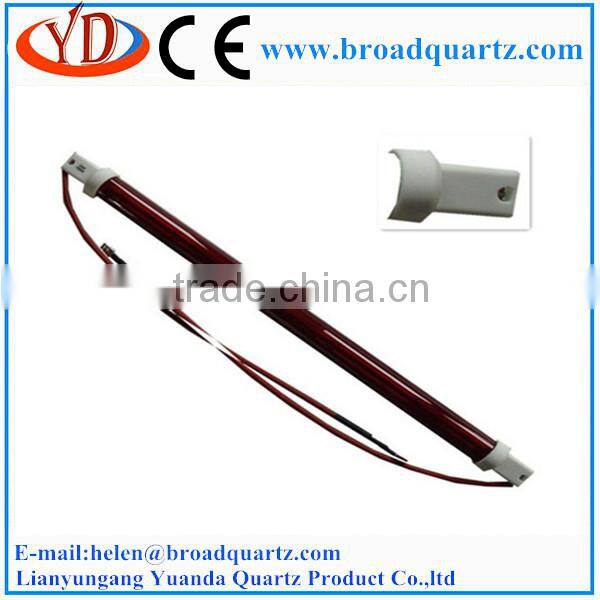ruby infrared vacuum quartz heating lamp 500w