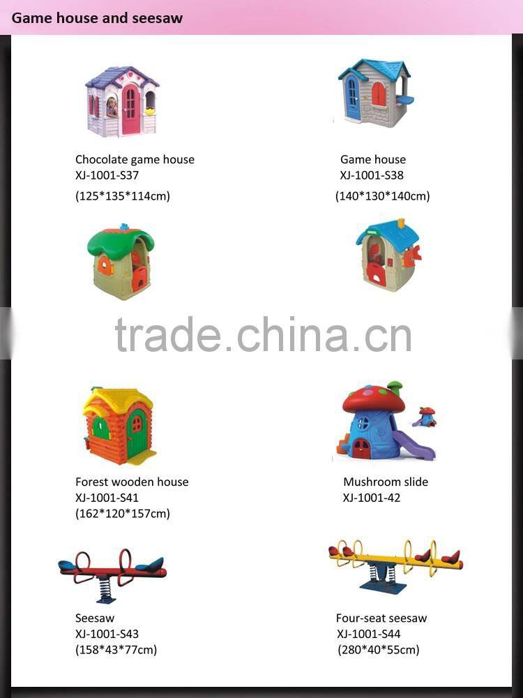 Colorful small soft play items indoor plastic house for kids