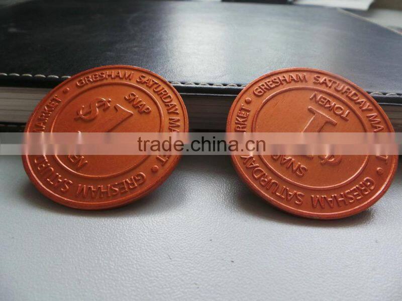 $1 new design professional custom metal coin,cusatomized souvenir metal token