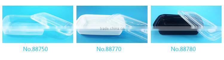 takeaway food container disposable 750ml / 500ml - 1000ml takeaway food container plastic