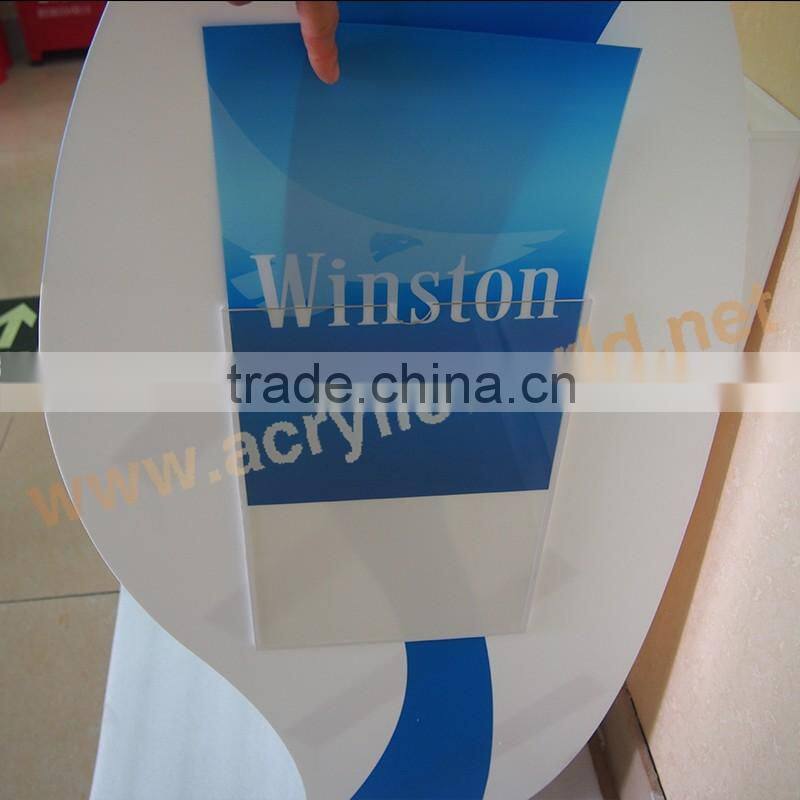 AW custom illuminated acrylic cigarette display cabinet,acrylic cigarette display stand,acrylic cigarette display showcase