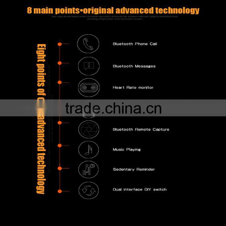 High sound mobile phone with built in skype custom android A9 smart watch