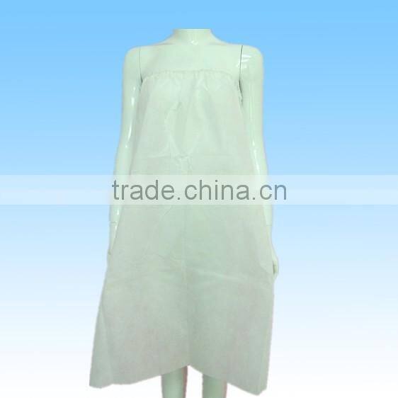 White Disposable Bathrobe