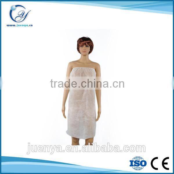 Popular tanning waxing spa use disposable bathrobe gown factory supply