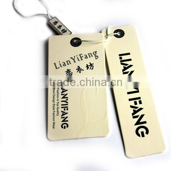 2016 Paper Cothing Tag Hang Tag Labels for Garments