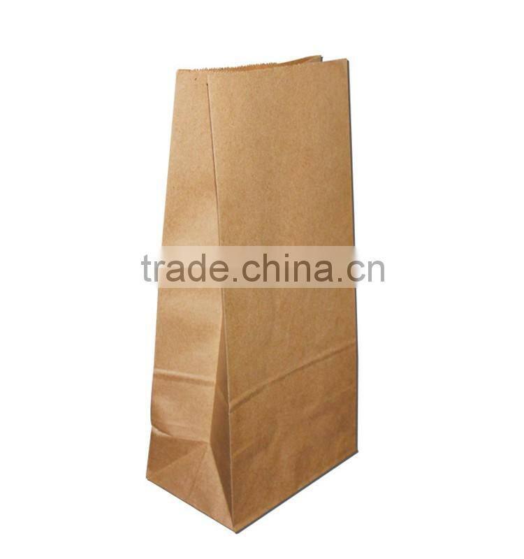 Quality handmade kraft paper bag with clear window
