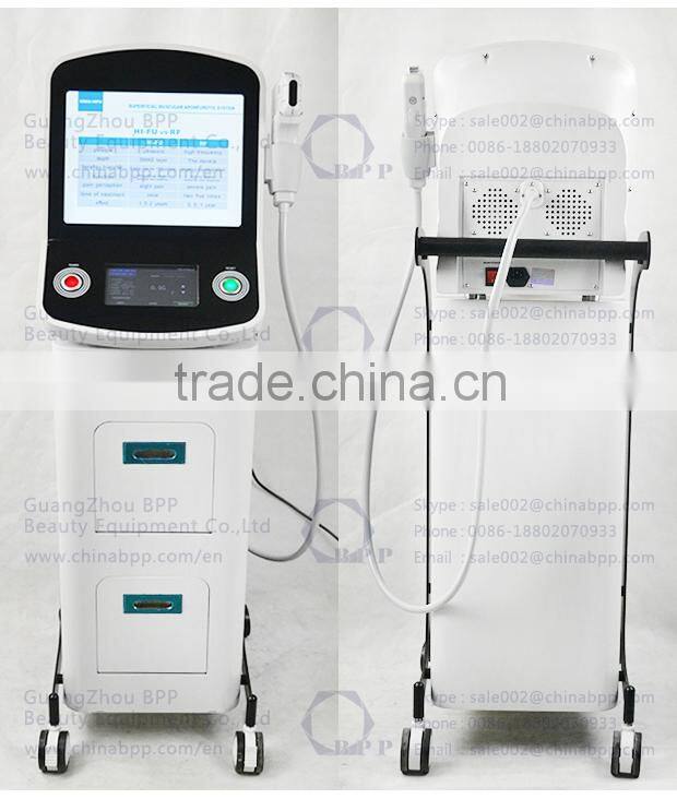 2015 Ultrasound face lift hifu of face wrinkel remover beauty machine