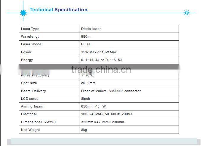 High Frequency Vascular Removal Machine