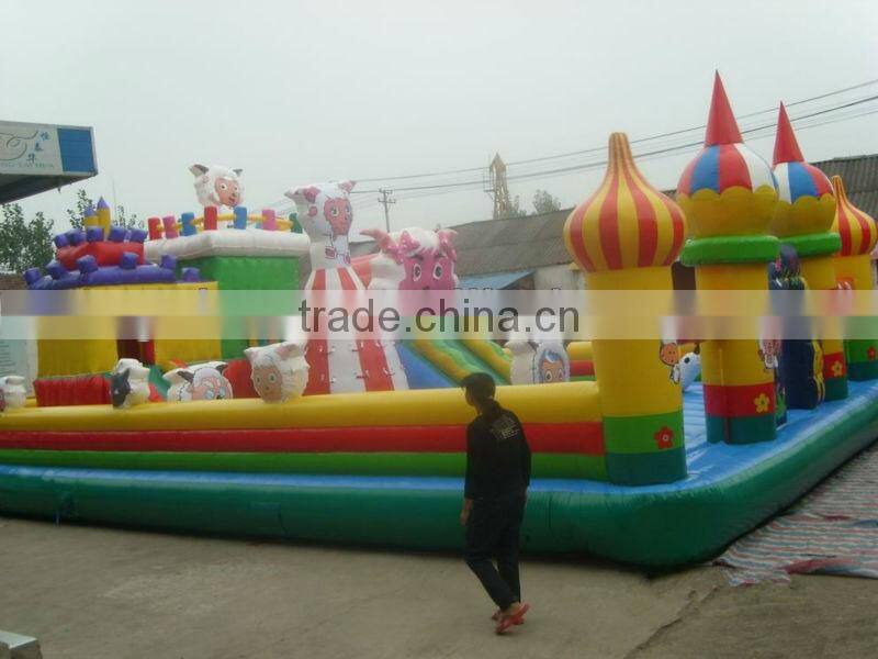 Hot selling PVC amusement inflatable castle for children