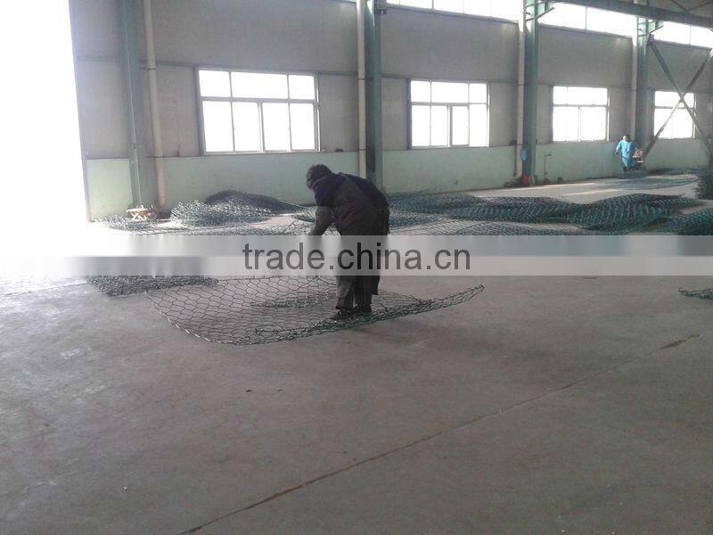 Hot dipped galvanized gabion baskets for prevent flood (competitive price )