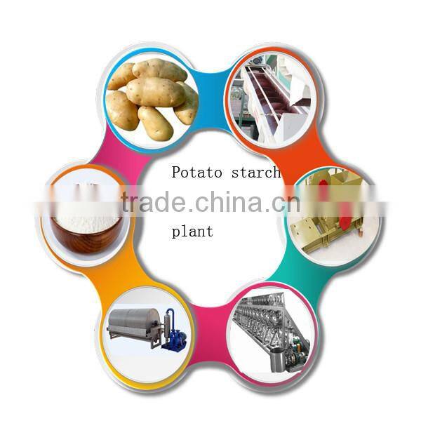 Potato starch processing machine potato starch make plant starch production line