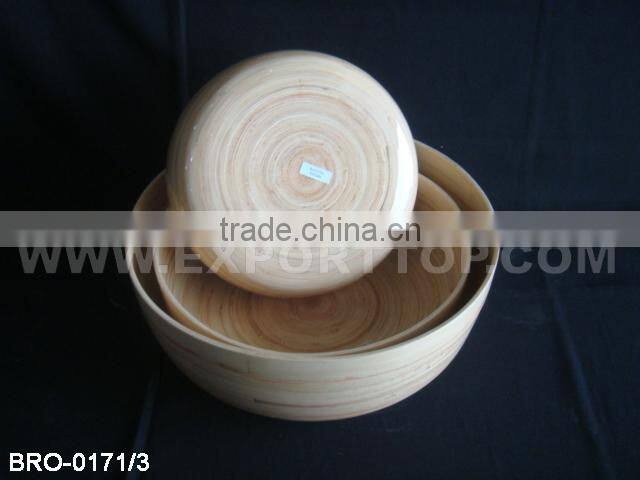 Best manufacturer of Bamboo Bowls / Press Bamboo from Vietnam( Skype: July.etop)