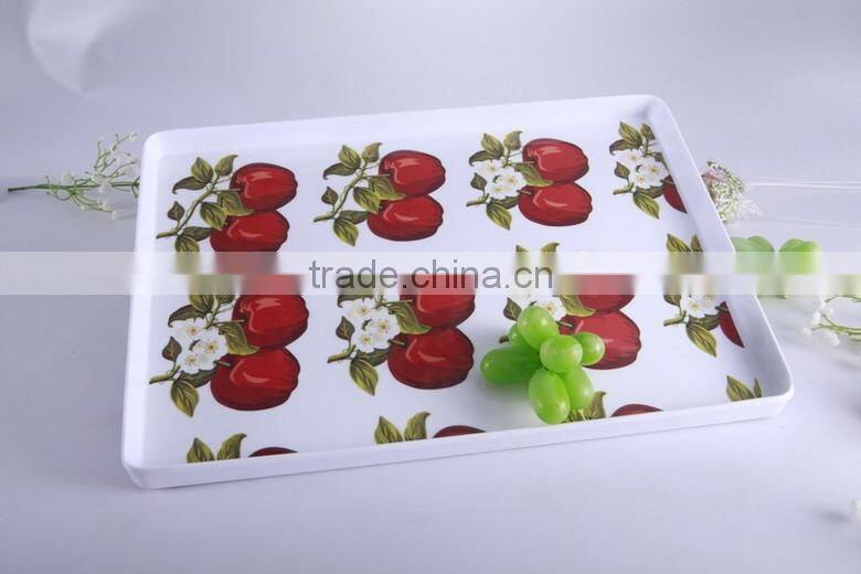 hot sell custom full printed 100% melamine tray
